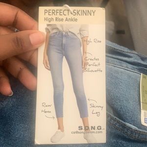 New high rise skinny ankle